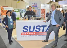 The Southern United States Trade Association (SUSTA) were well represented by Cathy Ma, Chef Kurt and Victor Phaff.
